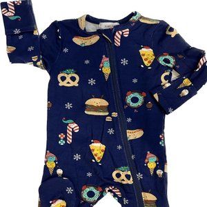 \NWT Angel Dear Christmas Bamboo Footie Size 3-6 Months